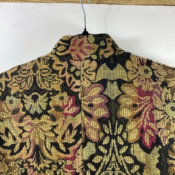 Coldwater Creek Brocade Floral Patterned Jacket - Picture 8 of 11
